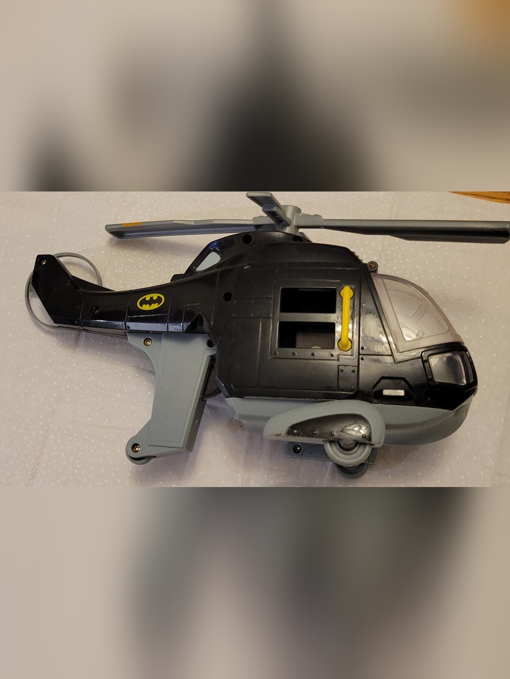 Fisher-Price Black and Gray Batman Helicopter Toy